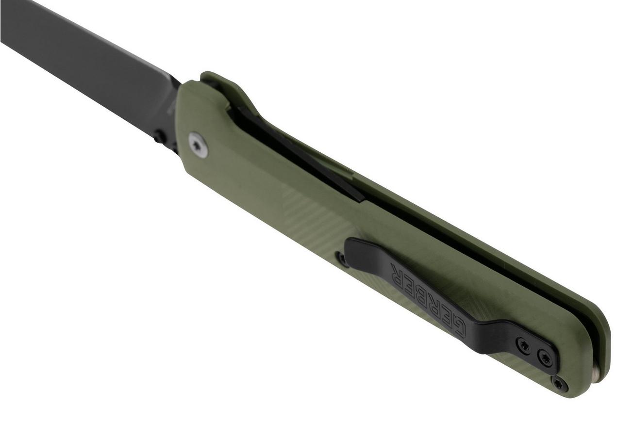 Gerber Pledge 1067525 Stainless, Lichen Green FRN, zakmes