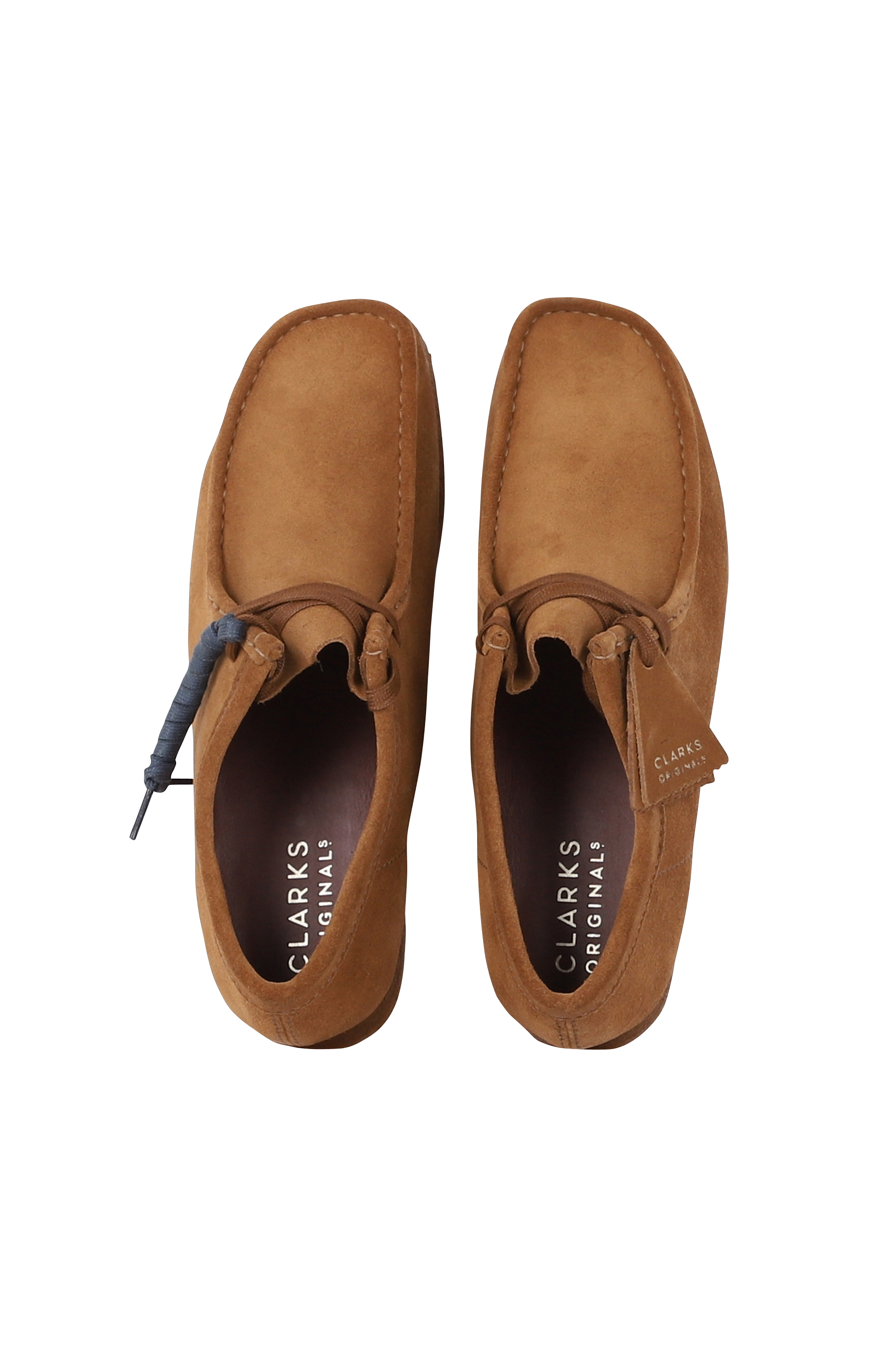 CLARKS ORIGINALS Derbies en cuir WALLABEE Marron