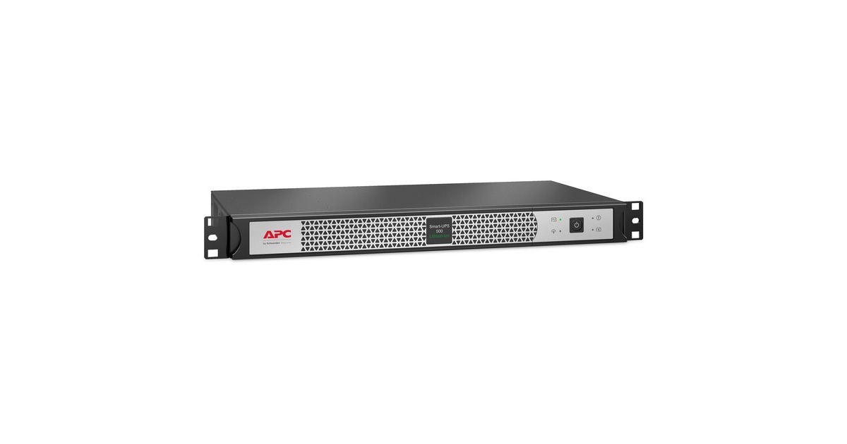 APCSmart-UPS C Lithium Ion, Short Depth 500VA, SmartConnect ups  (Grijs/zwart, 4x C13 uitgang, rack mountable, 1U, SCL500RMI1UC)