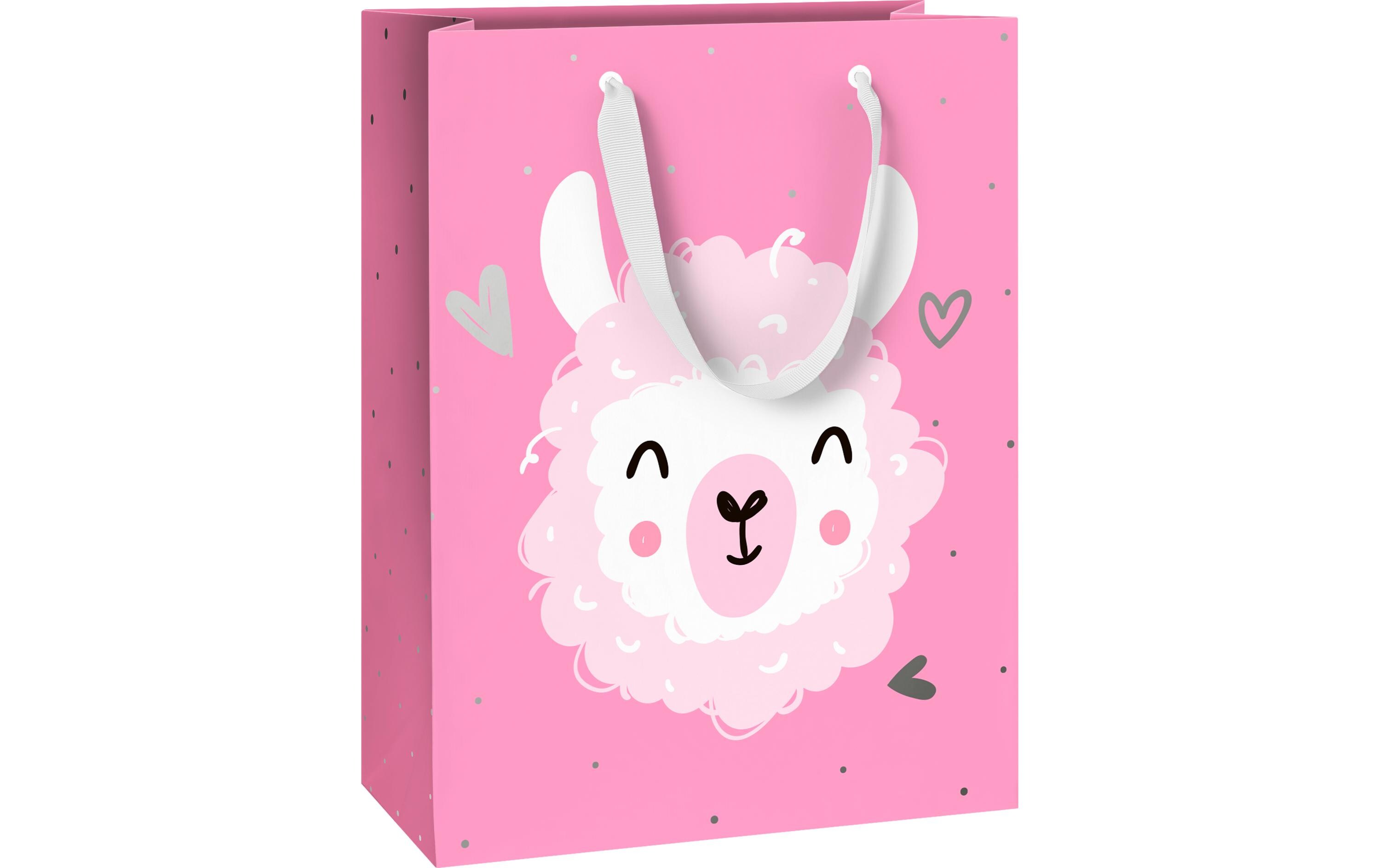 Geschenktasche Cute Alpaka 23 x 13 x 30 cmTragetasche zum Einpacken von Geschenken