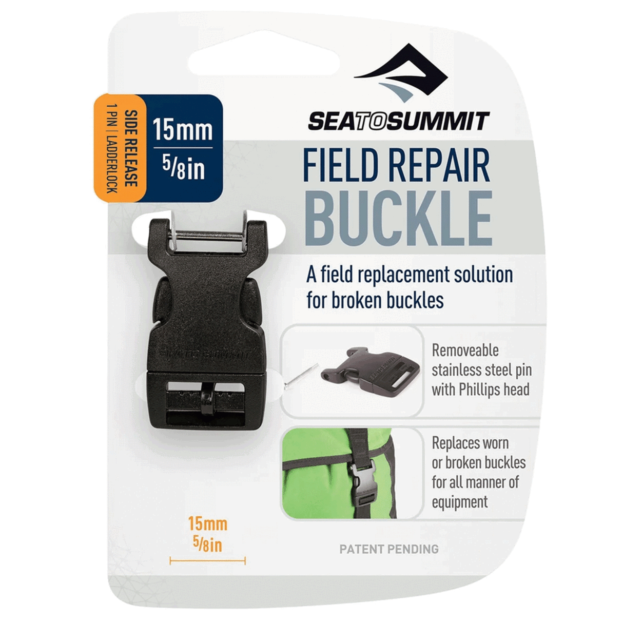 Sea to Summit<br>Buckle 15mm Side Release 2 Pin