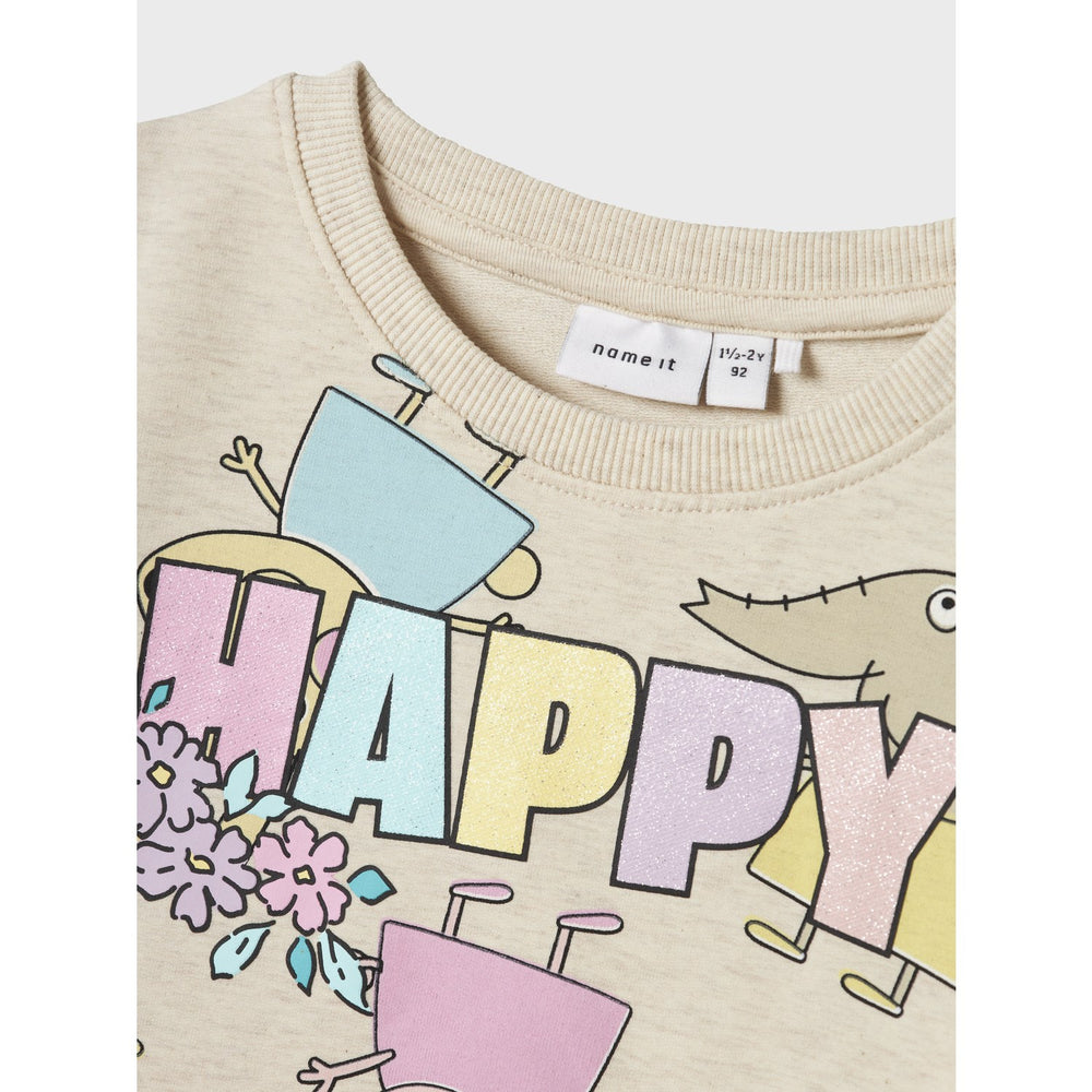 Køb Name It Peyote Melange Fira Peppa Pig Sweat Kjole