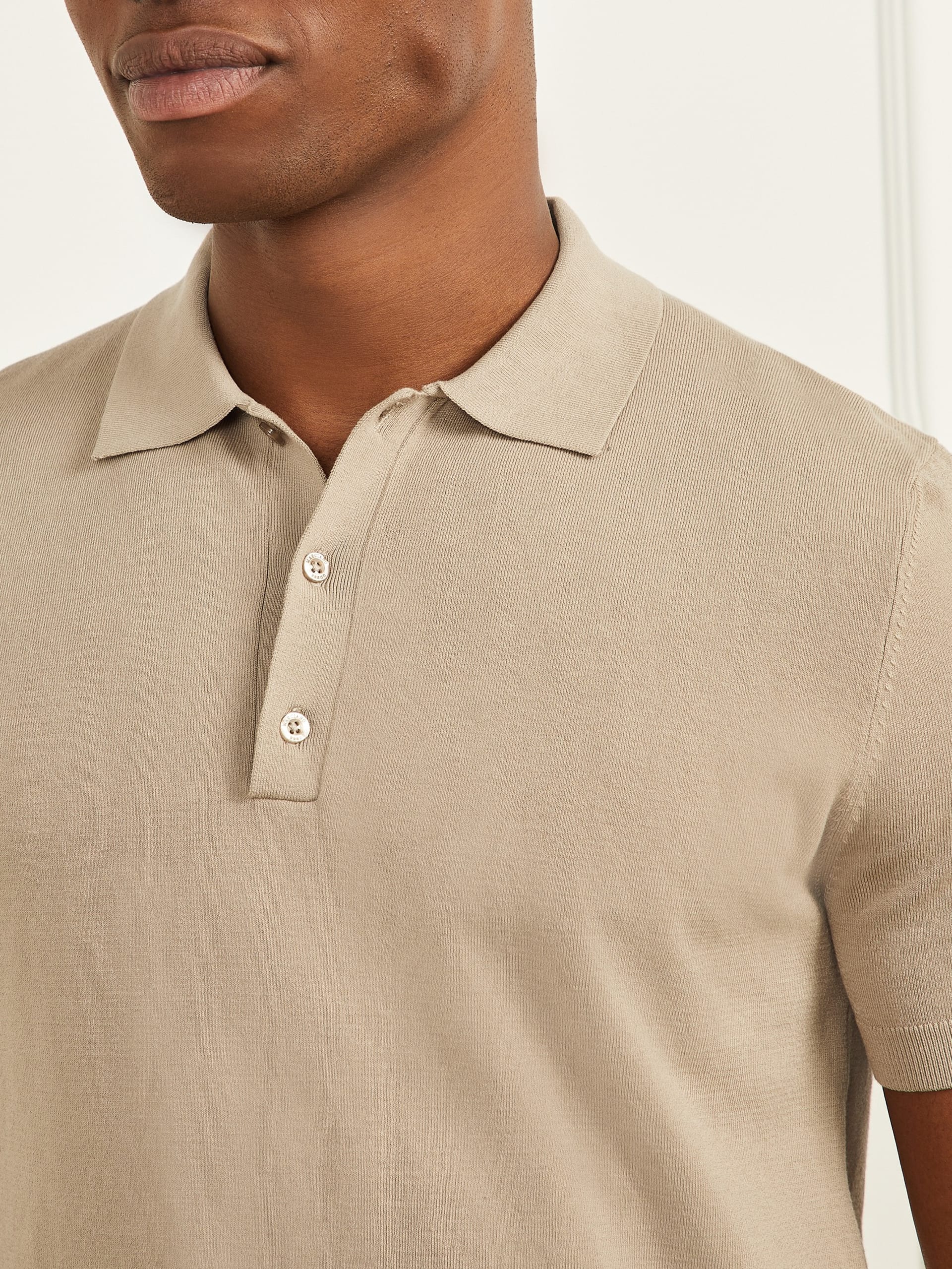 Polo de suéter de desempenho formal