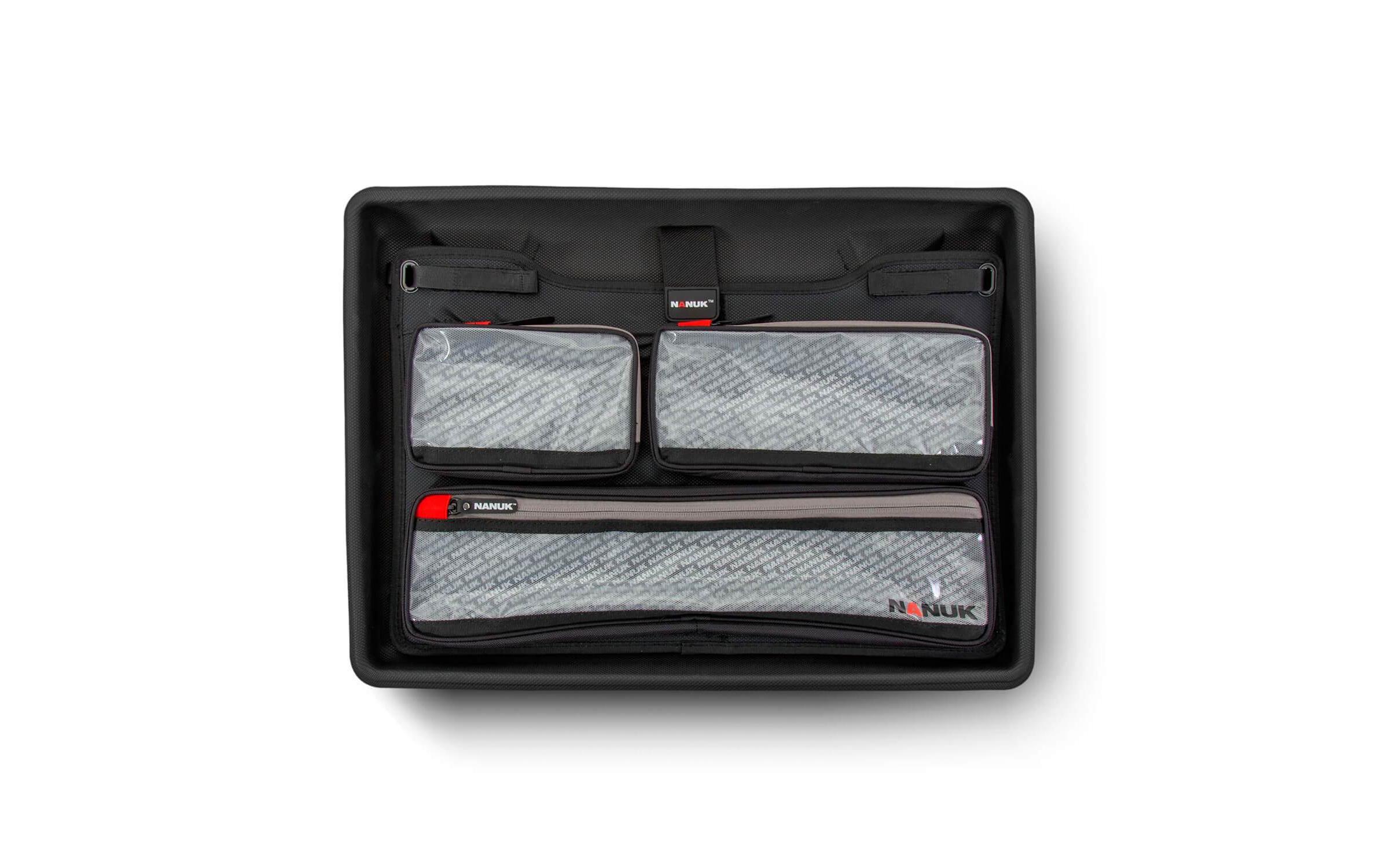 Einbaurahmen Deckel Organizer für Mod. 930<br>Hochwertiger Organizer für den Deckel des Kunststoffkoffers 930