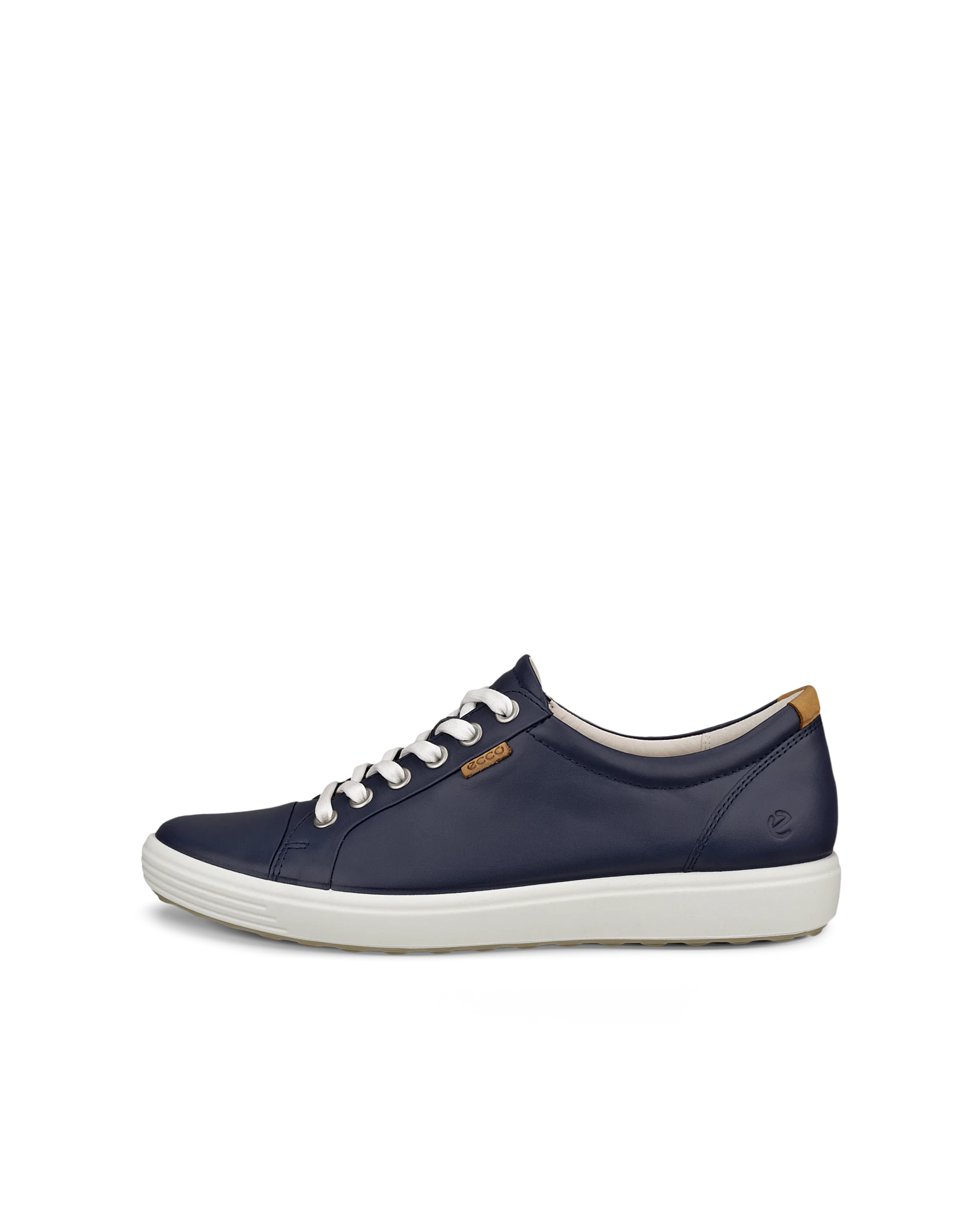 ECCO SOFT 7 W Damen Ledersneaker Marineblau