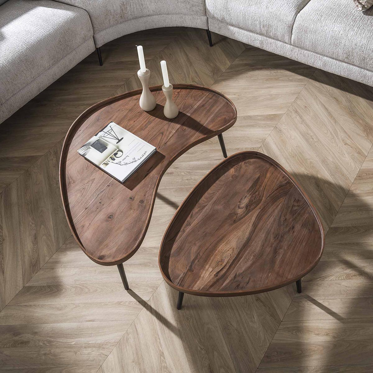 Salontafel De Bokke Organisch - set van 2