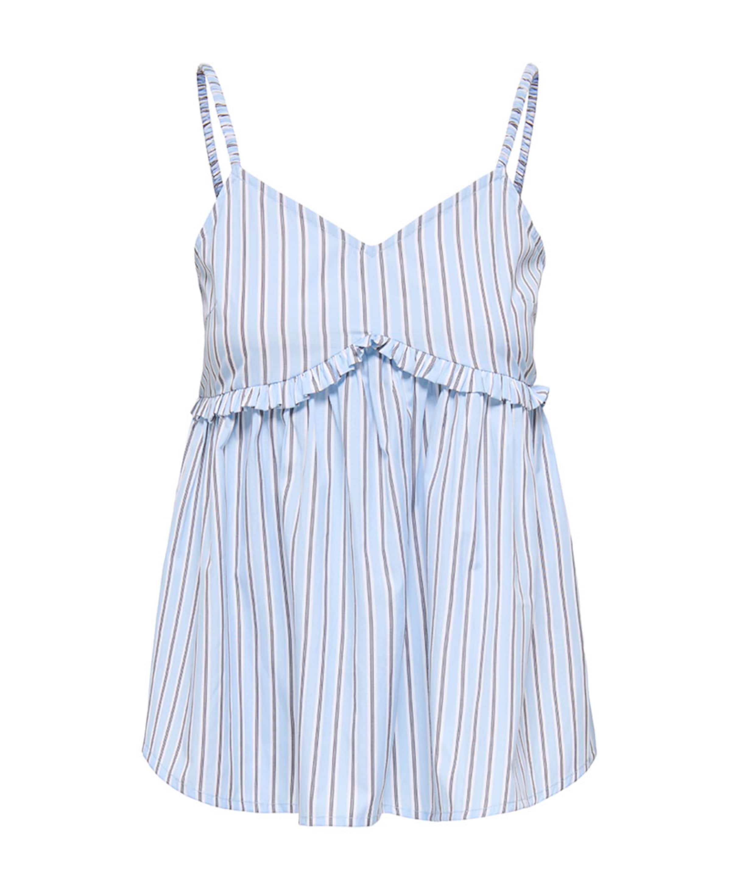 Only Dames top blauw