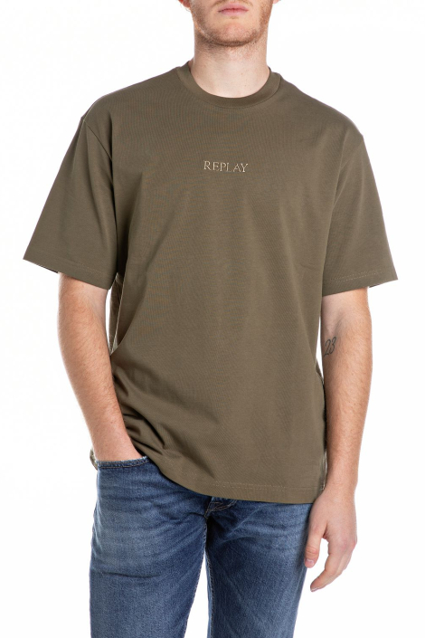 Replay groene heren t-shirt