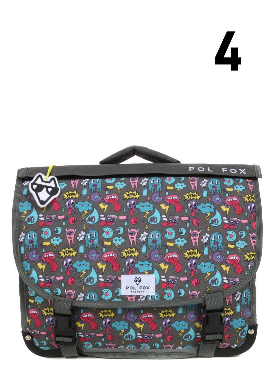 Cartable RÀversible Pol Fox Rider 38 cm