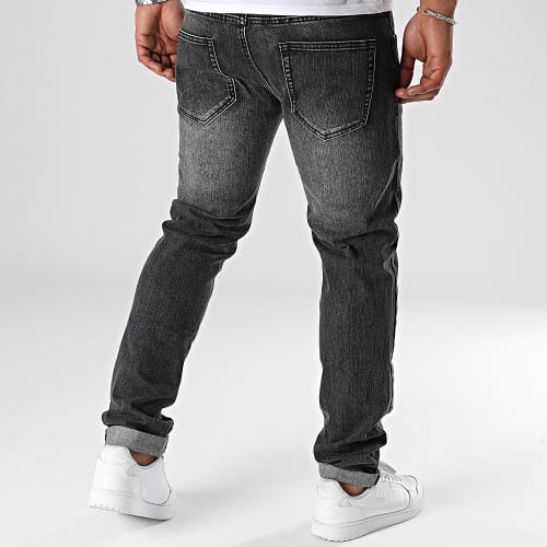 Jean Regular Fit Gris Anthracite Chiné