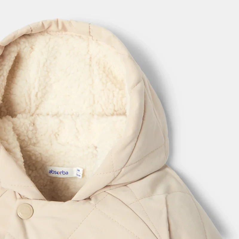 Combipilote matelassée doublée beige naissance Absorba Beige