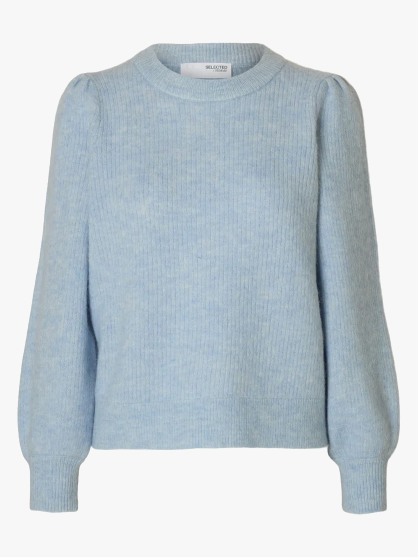 Lulu Long Sleeve Knit Rib O-Neck