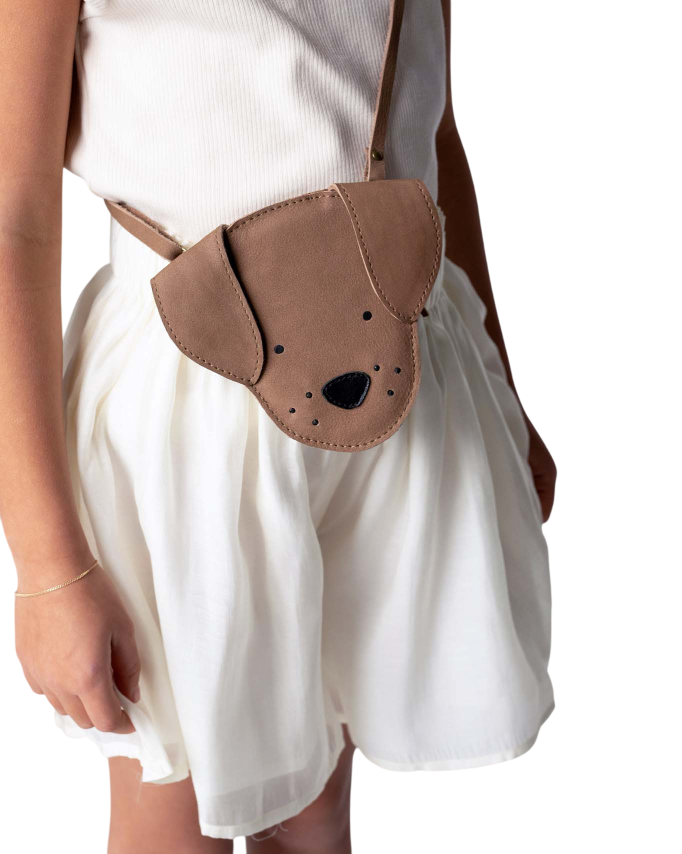 Tasche Britta Dog Truffle Nubuck