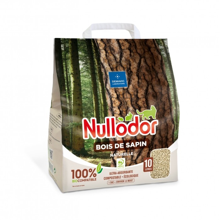 Litière 100% naturelle - Bois de sapin