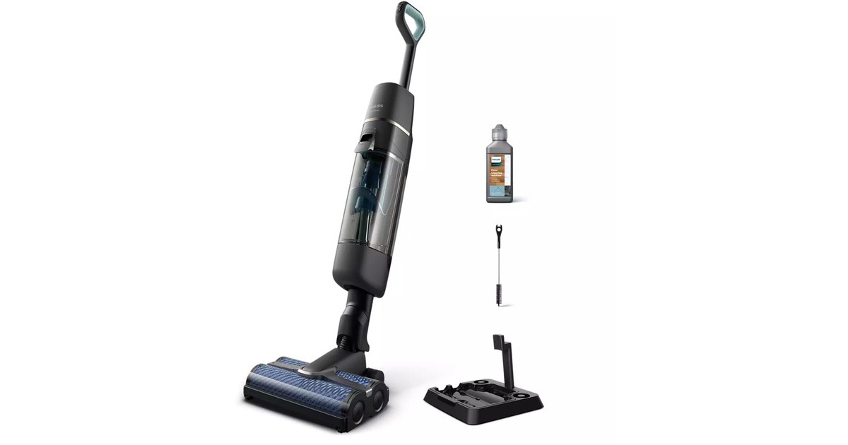 PhilipsAquaTrio Cordless Snoerloze Wet & Dry-stofzuiger nat- en droogzuiger  (Zwart)