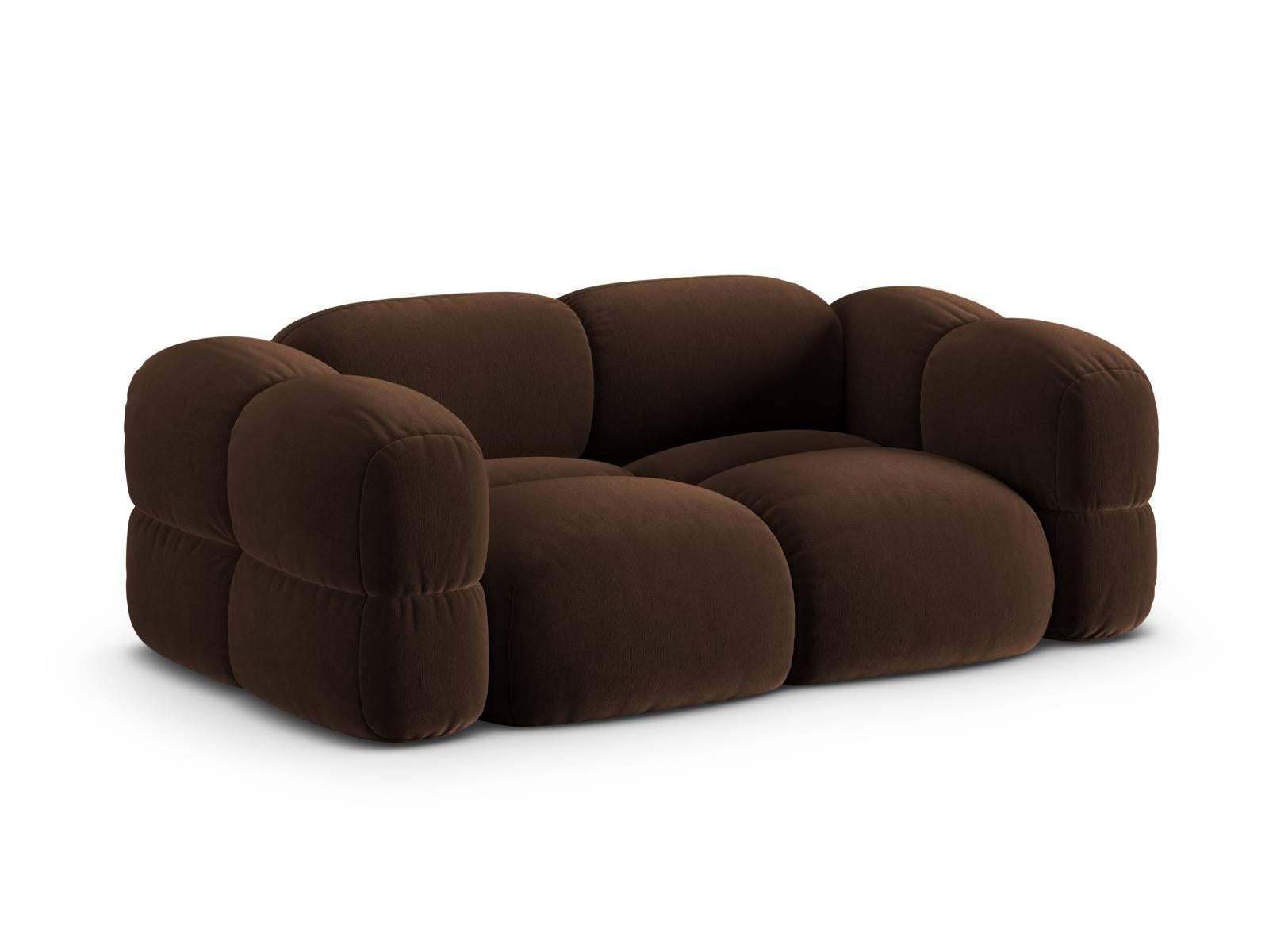 Cosmopolitan Design Loretto 2,5-zitsbank - Chocolade