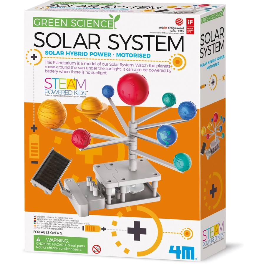 4M Green Science - Sonnensystem Solar Hybrid Mehrfarbig
