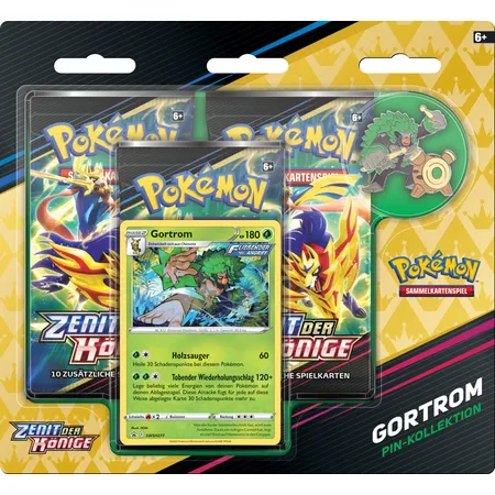 Pokemon Pin Kollektion Zenit der Könige, 1 Stück, 3-fach sortiert
