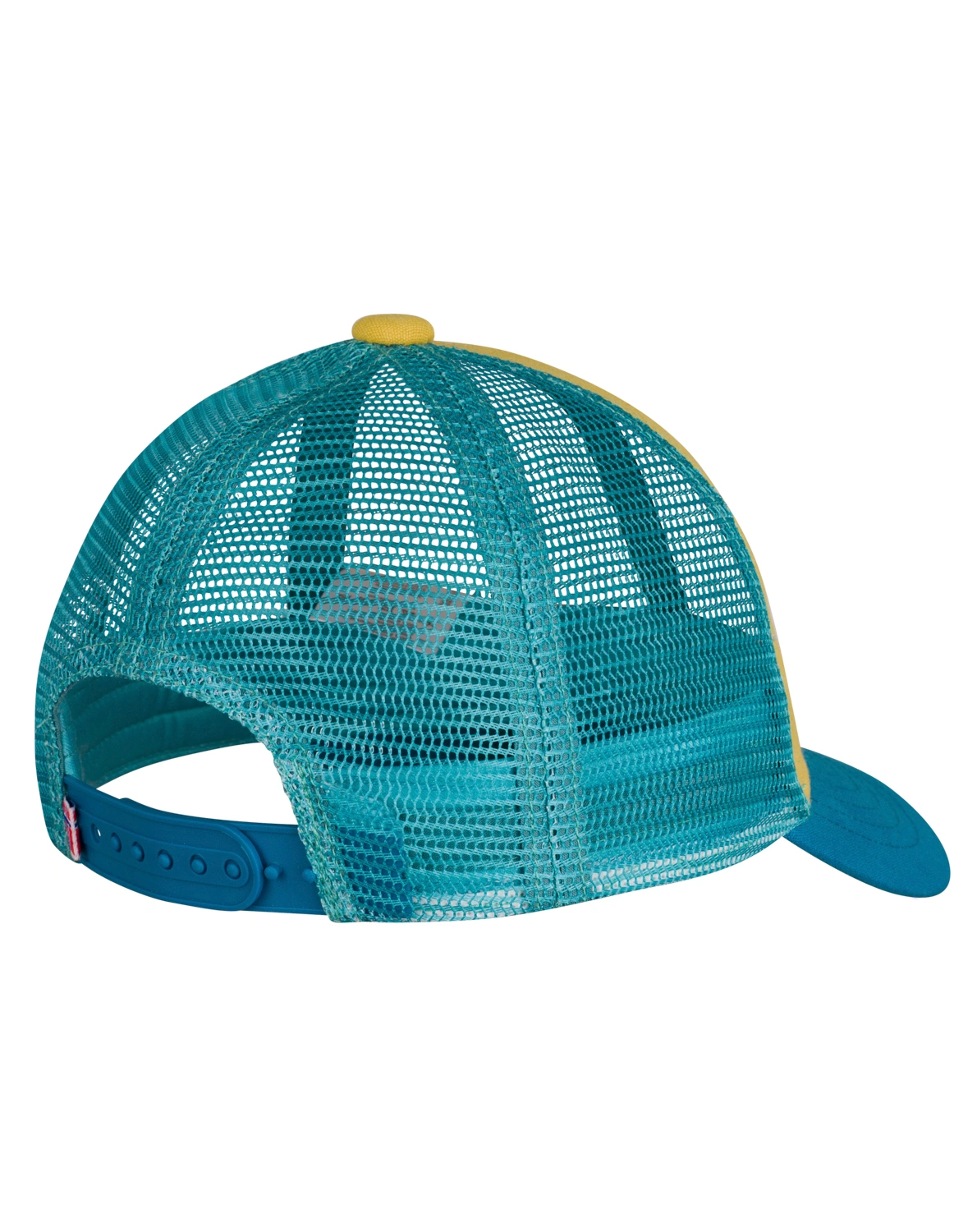 Basecap FEMUND in ginger/dusky turquoise/atlantic blue