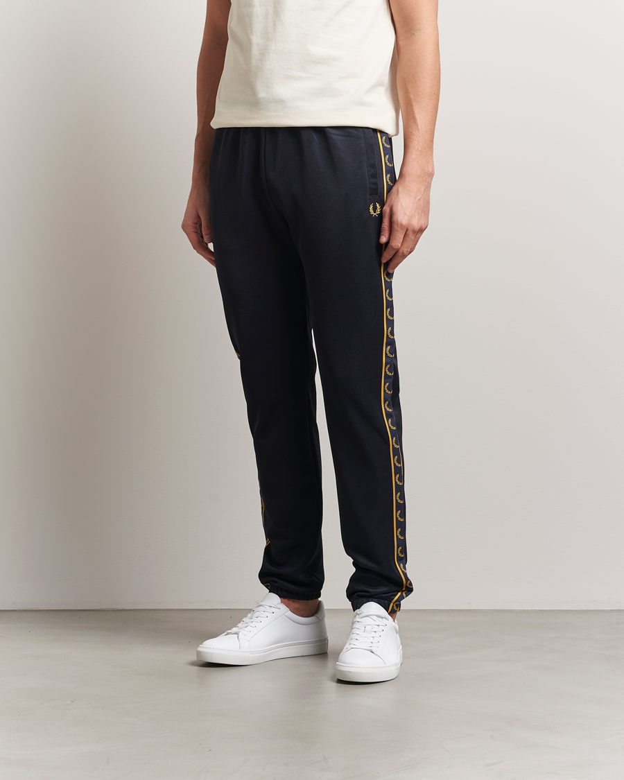 Fred Perry Taped Track Pants Navy