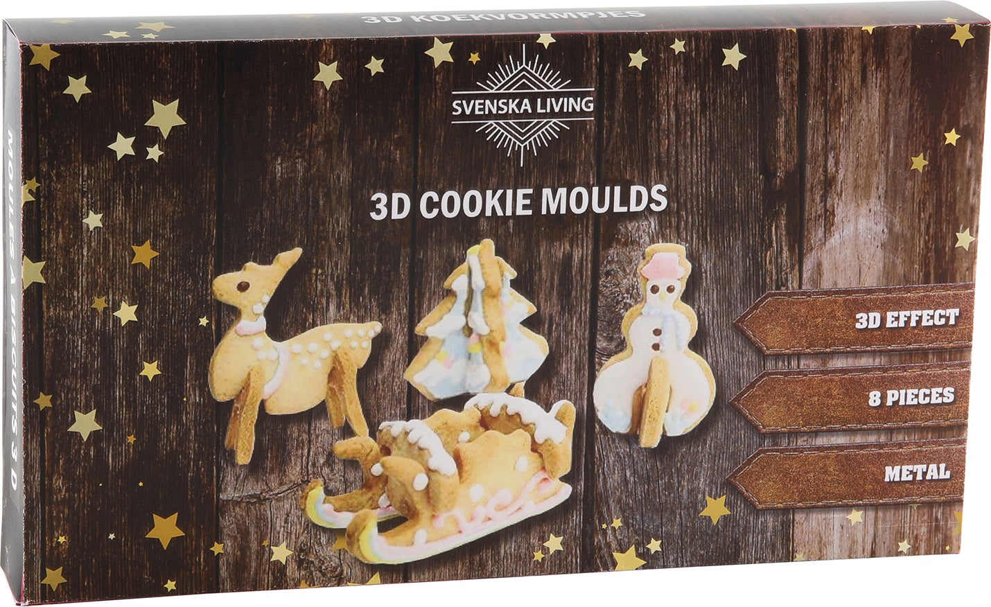 Koekjes uitsteker kerst 8 stuks