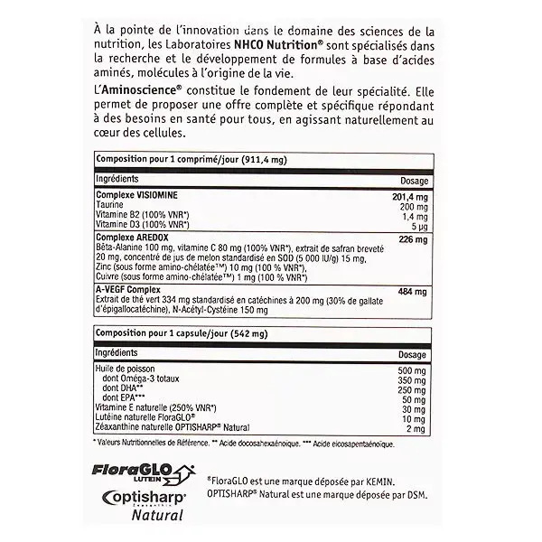 NHCO Rétinium 28 gélules + 28 capsules