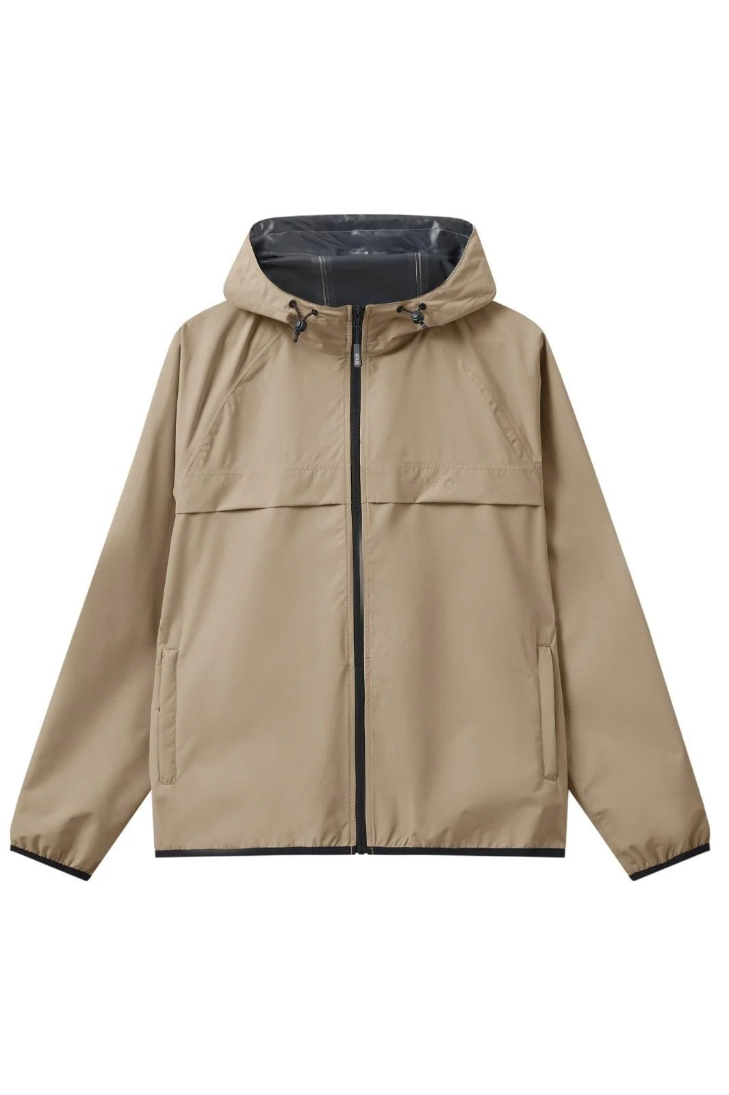 H2O Rømø Lw Rain Jacket Packable 1034 warm grey