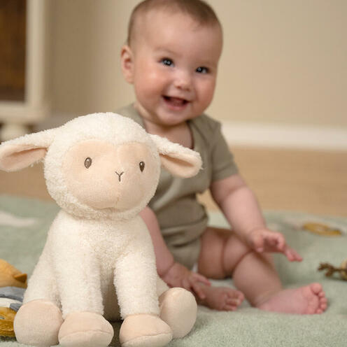 Peluche mouton - Little Farm -25 cm - LITTLE DUTCH