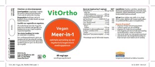 VitOrtho Meer In 1 Vegan Capsules 60VCP