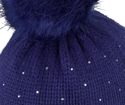 BengerGlitzer Beanie - dunkelblau/navy