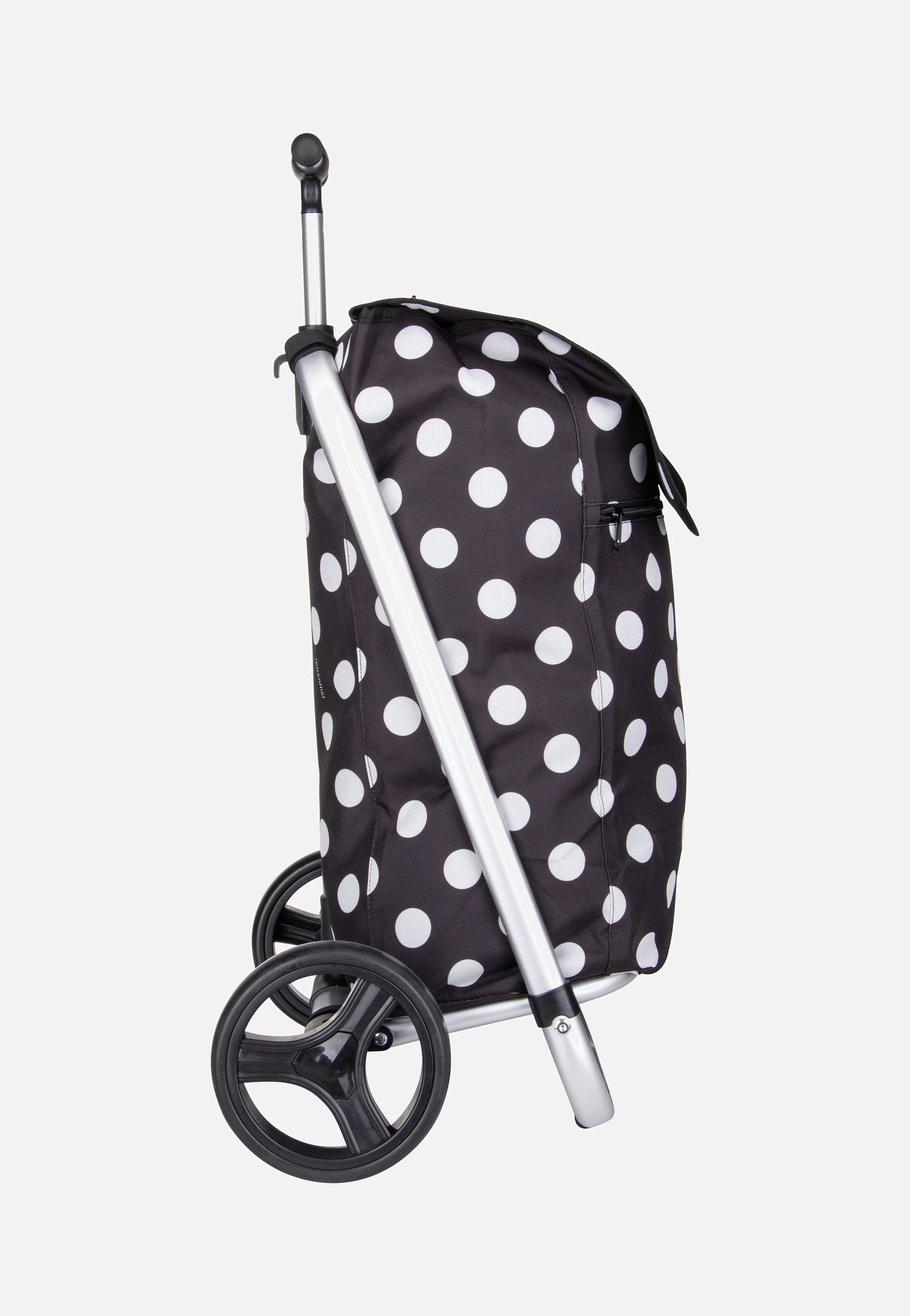 shopping Dots White - Einkaufstrolley