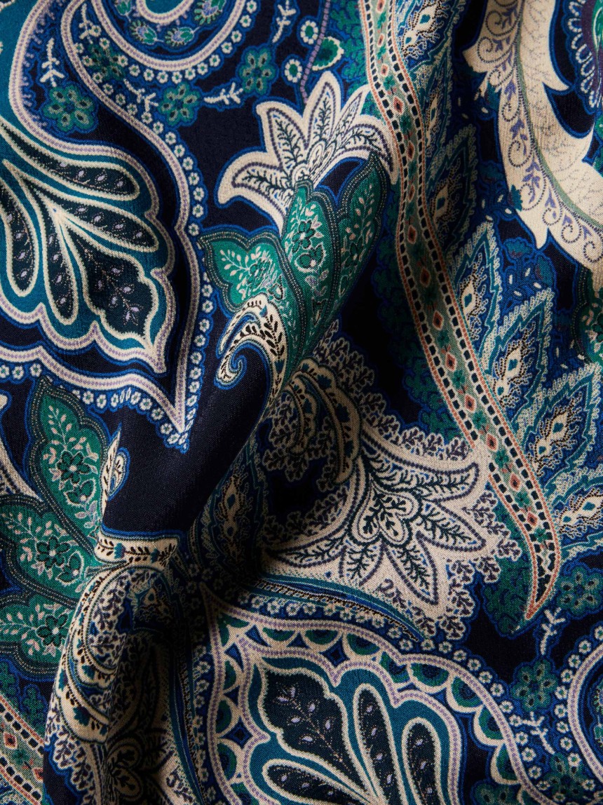 Camisola de malha combinada