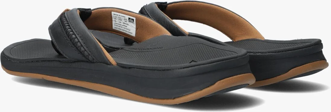 REEF zwarte reef slippers ortho coast