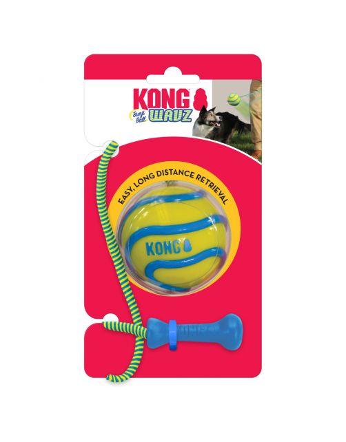 Kong Wavz Bunji Ball - Hondenspeelgoed - Ø6.5x49 cm Medium