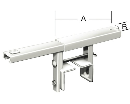 Radiatorbeugel B 35 x D 260 mm wit