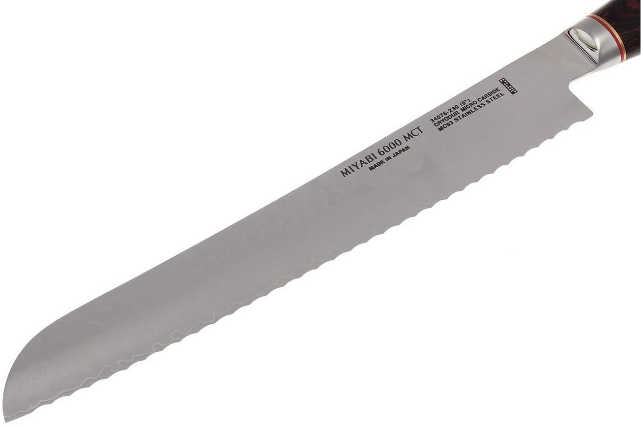 Miyabi 6000MCT Broodmes, 23cm, 34076-231 by Zwilling