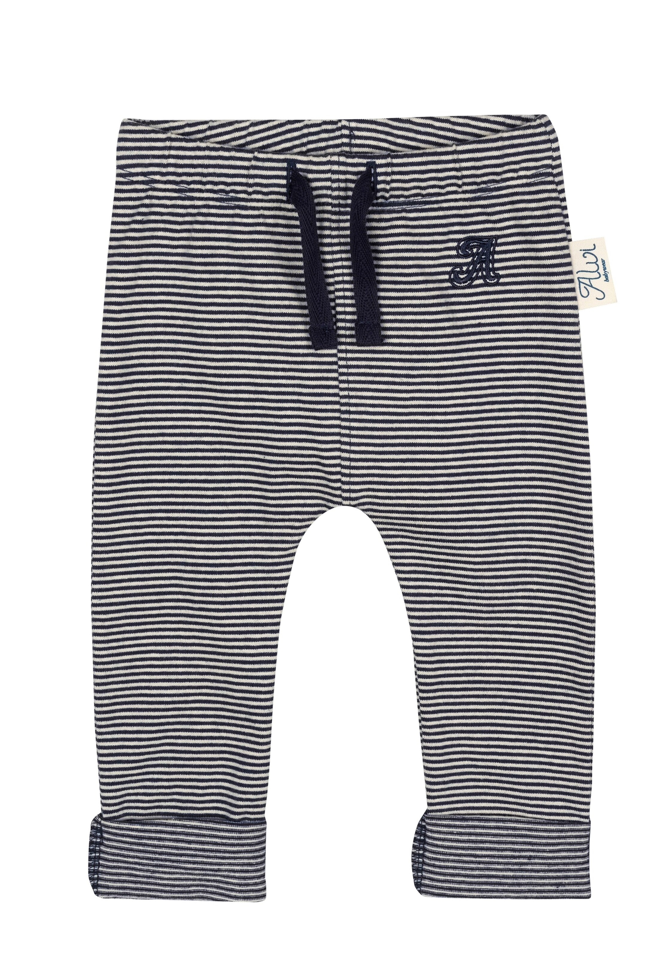 Alvi Streifenhose - Black-White