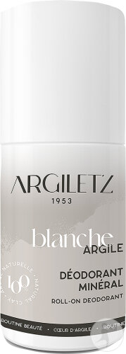 Argiletz Cœur D'Argile Déodorant Bille Argile Blanche Et Fleur De Calendula Roll-On 50ml