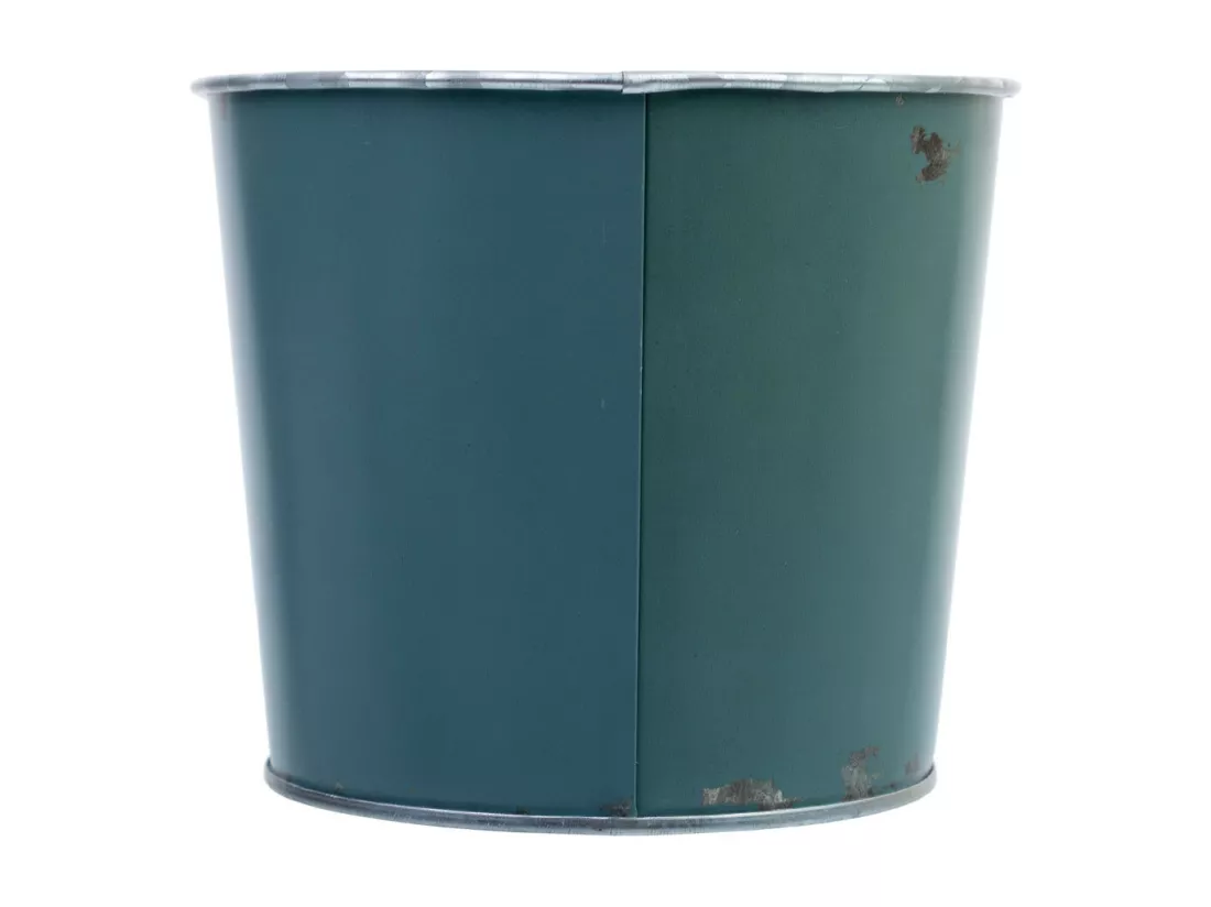 Panier en métal bleu 22,5x13,7x11,3 B20x11