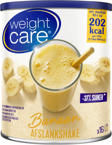 Weight Care Afslankshake Banaan 436gr