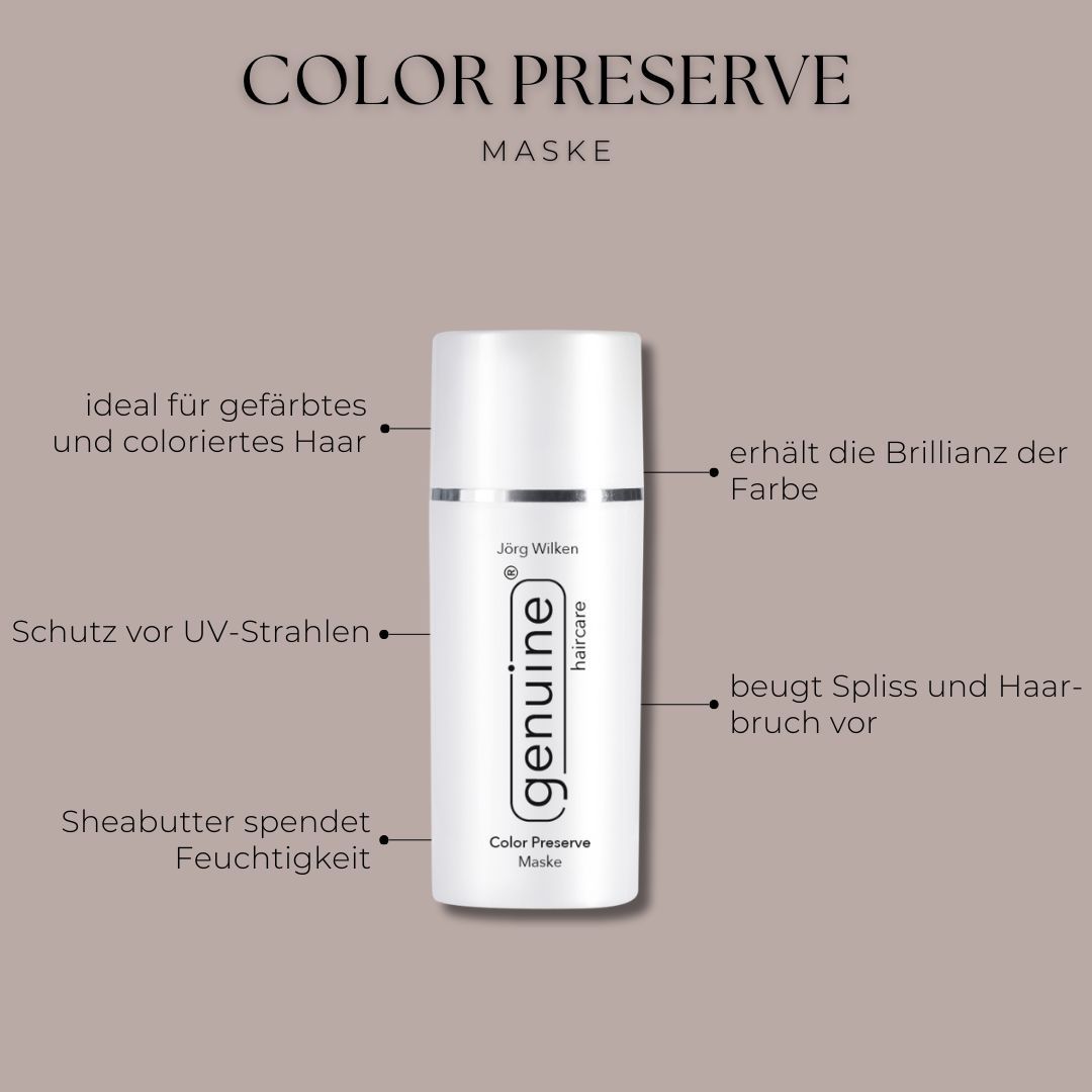 genuine haircare - Color Preserve Maske