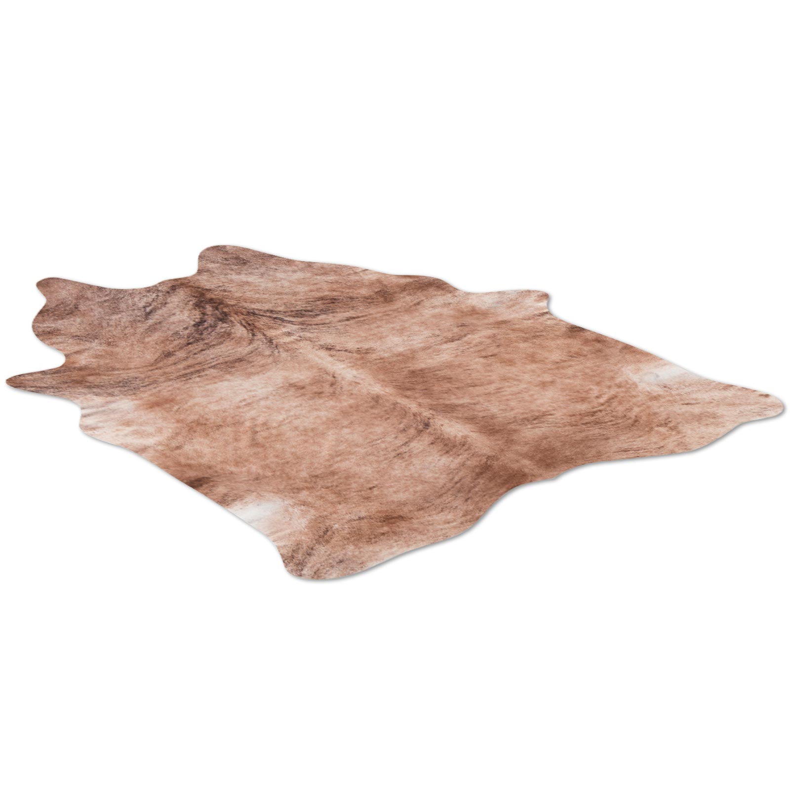 Kunstfellteppich - beige - 95x126 cm