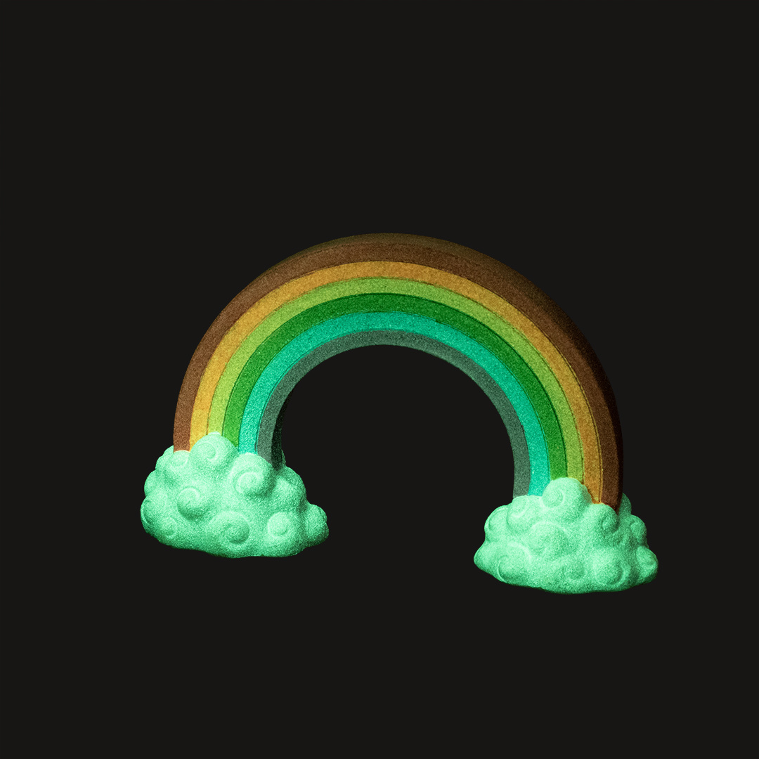 Aqua D'ella Regenboog M - Glow in the dark