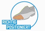 Fussgut Spreizfusspolster »Spreizfuss-Halbsohle mit Stützpelotte« 2 Stk. tlg. entlastet den Vorfuss, passt in  fast alle Schuhe, entlastet Ballen