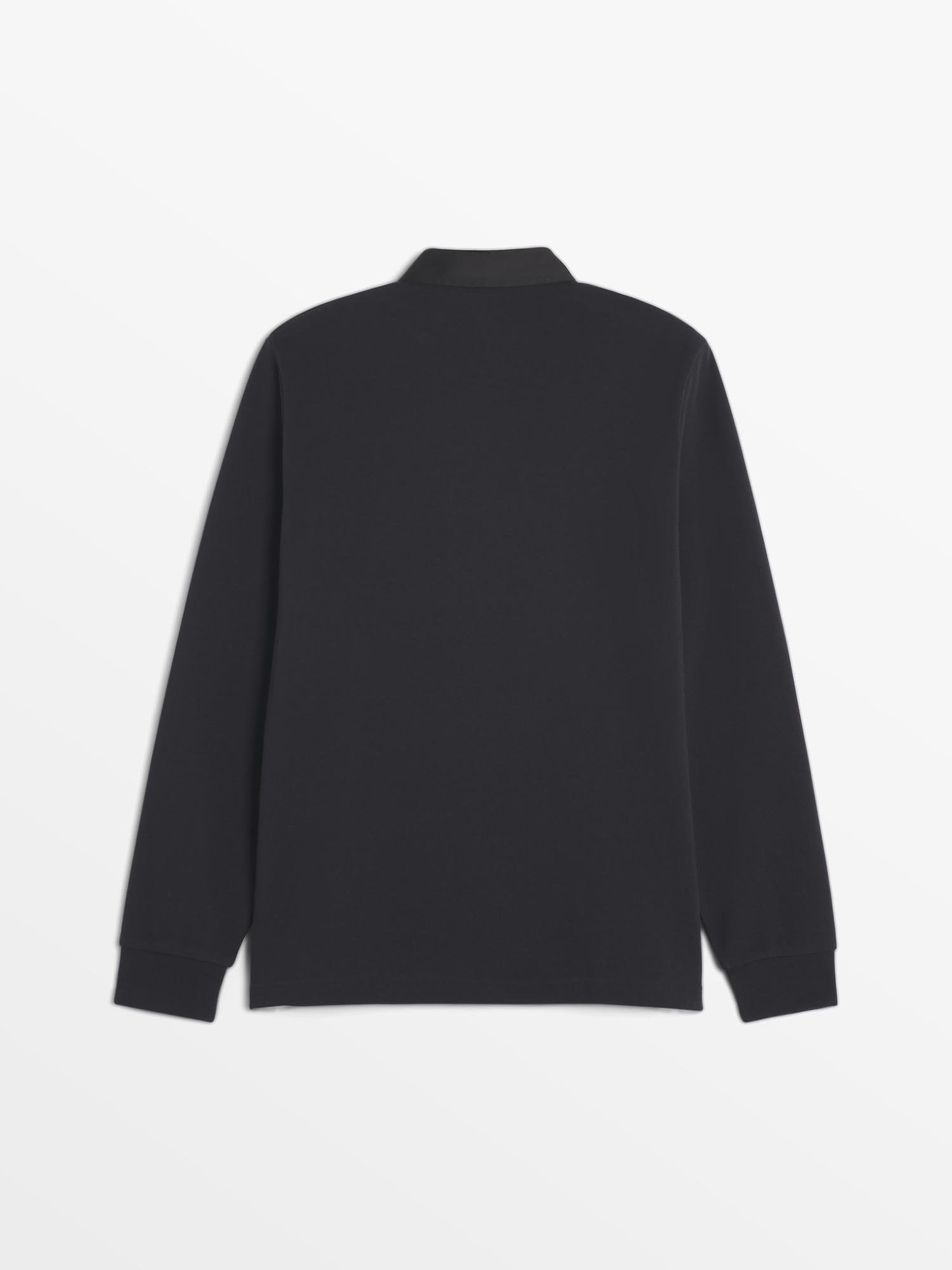 Polo Homme Chaud Manches Longues Noir