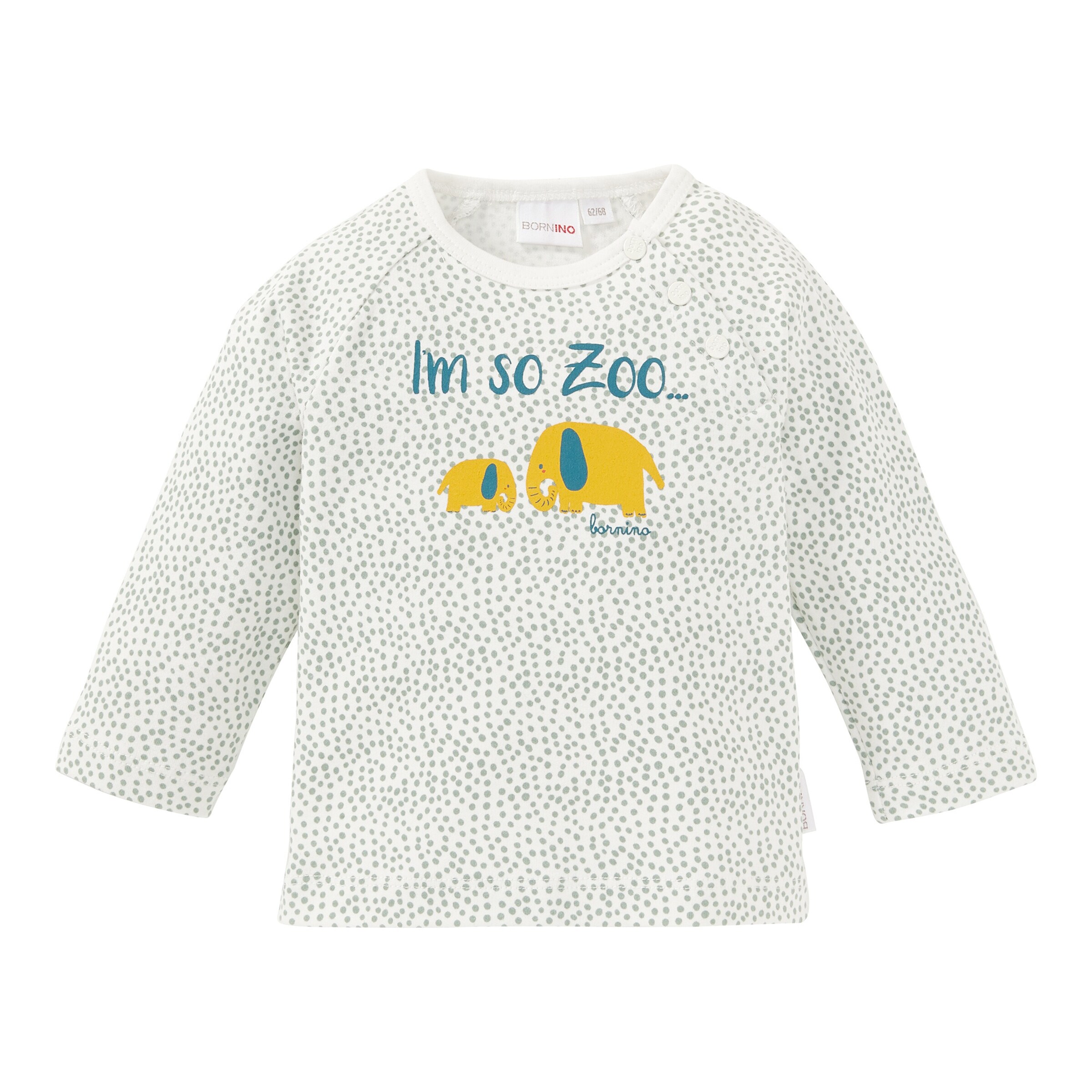 Bornino - ZOO Raglanshirt Elefanten