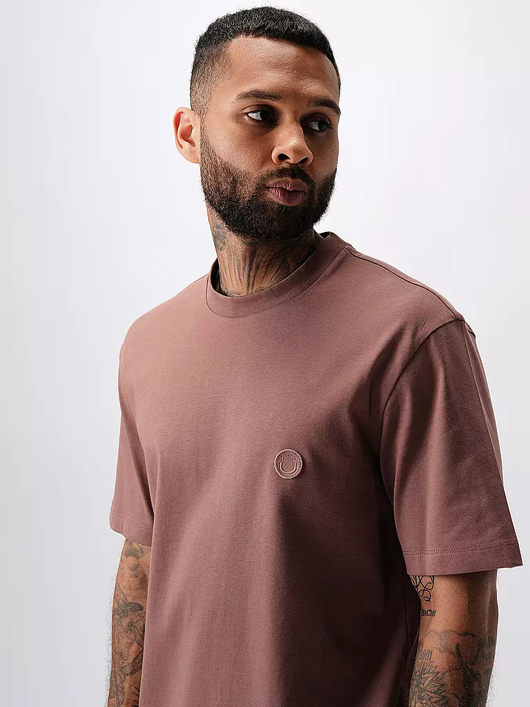 HUGO T-Shirt NILEY braun
