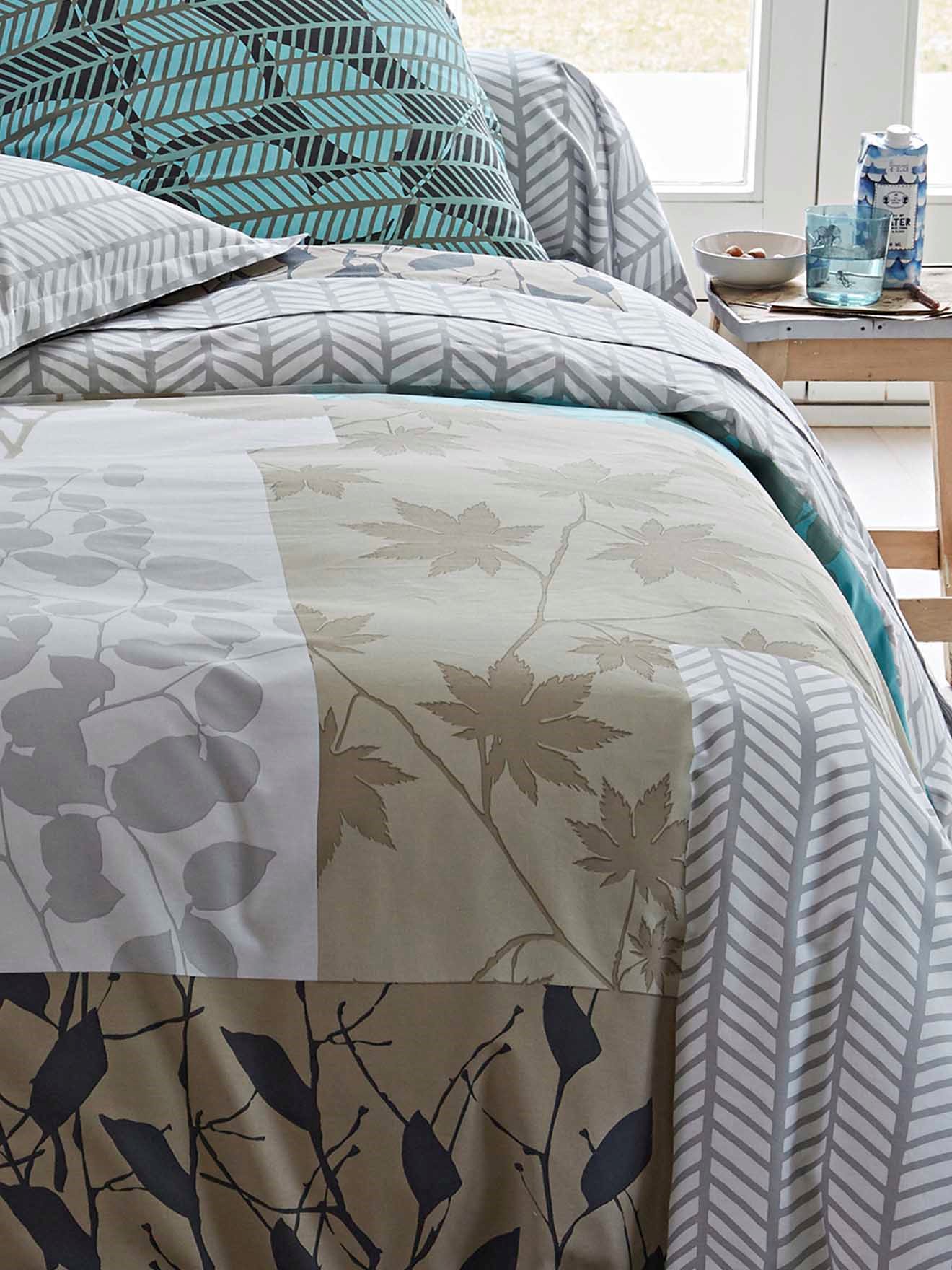 Drap-housse feuilles
