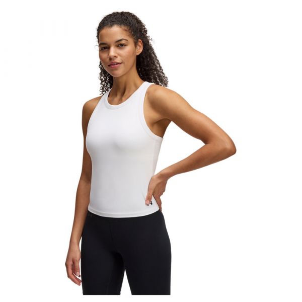 Under Armour Camisola de Alças Motion High Neck Tank 1390367-100 M Branco