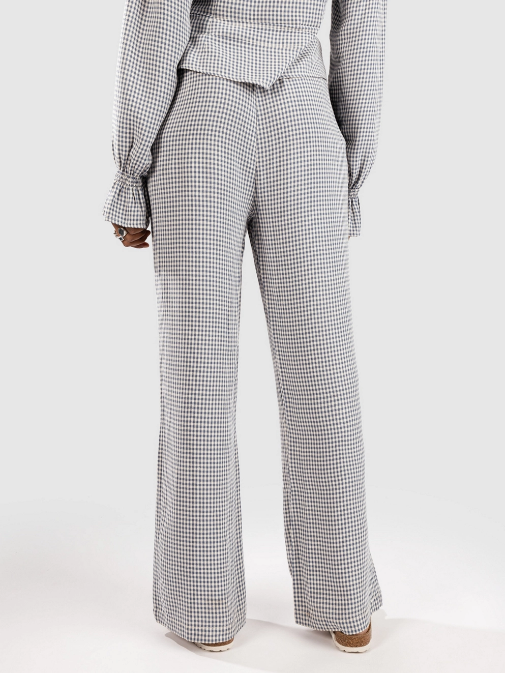 Brixton Hudson Lounge Pants azure blue gingham